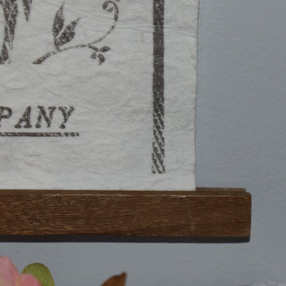 Country Farmhouse Linens Cow Laundry Tapestry Sign Decor - Picture 6 of 9